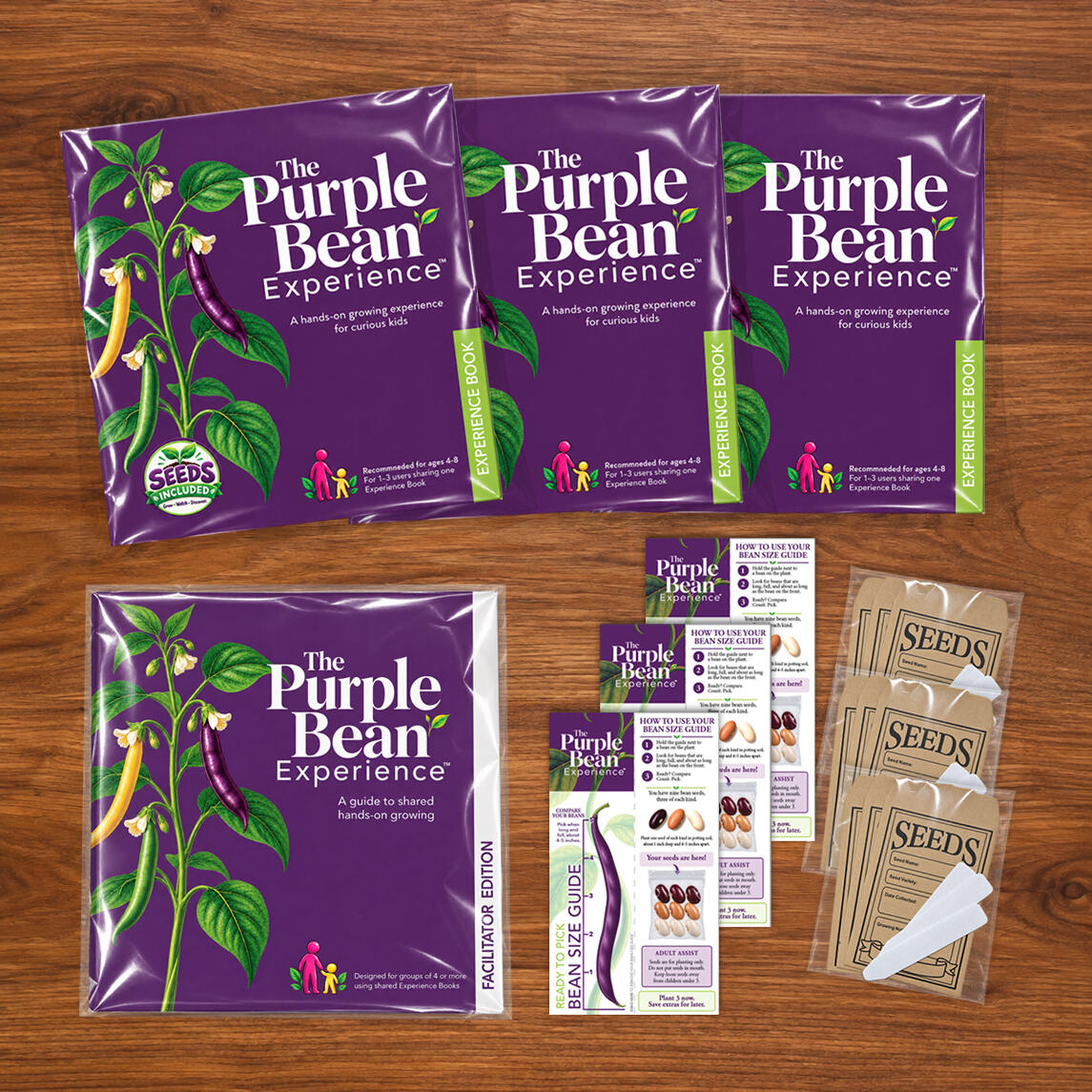 The Purple Bean Experience logo.